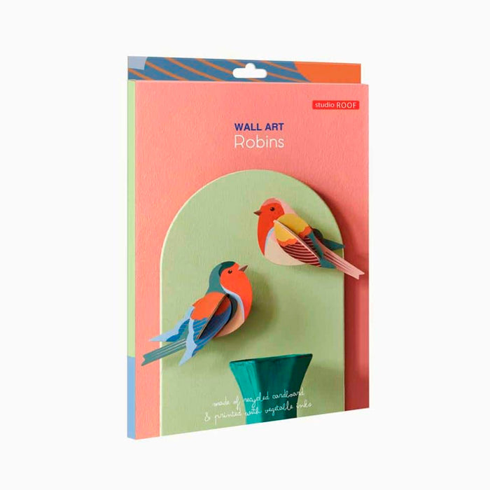 Escultura de papel - Robins 🐦