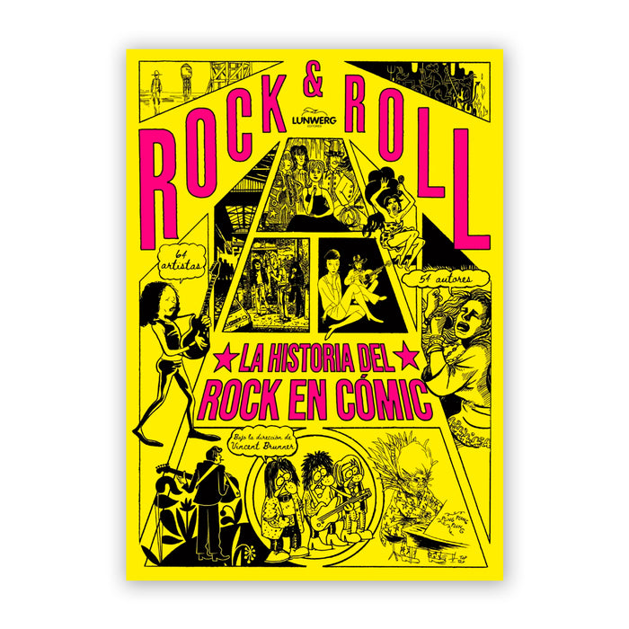 Libro - "Rock & Roll, la historia del rock en cómic"