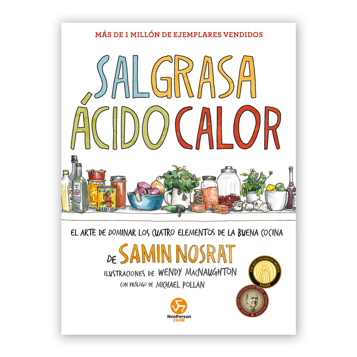 Libro - "Sal, grasa, ácido, calor" de Samin Nosrat