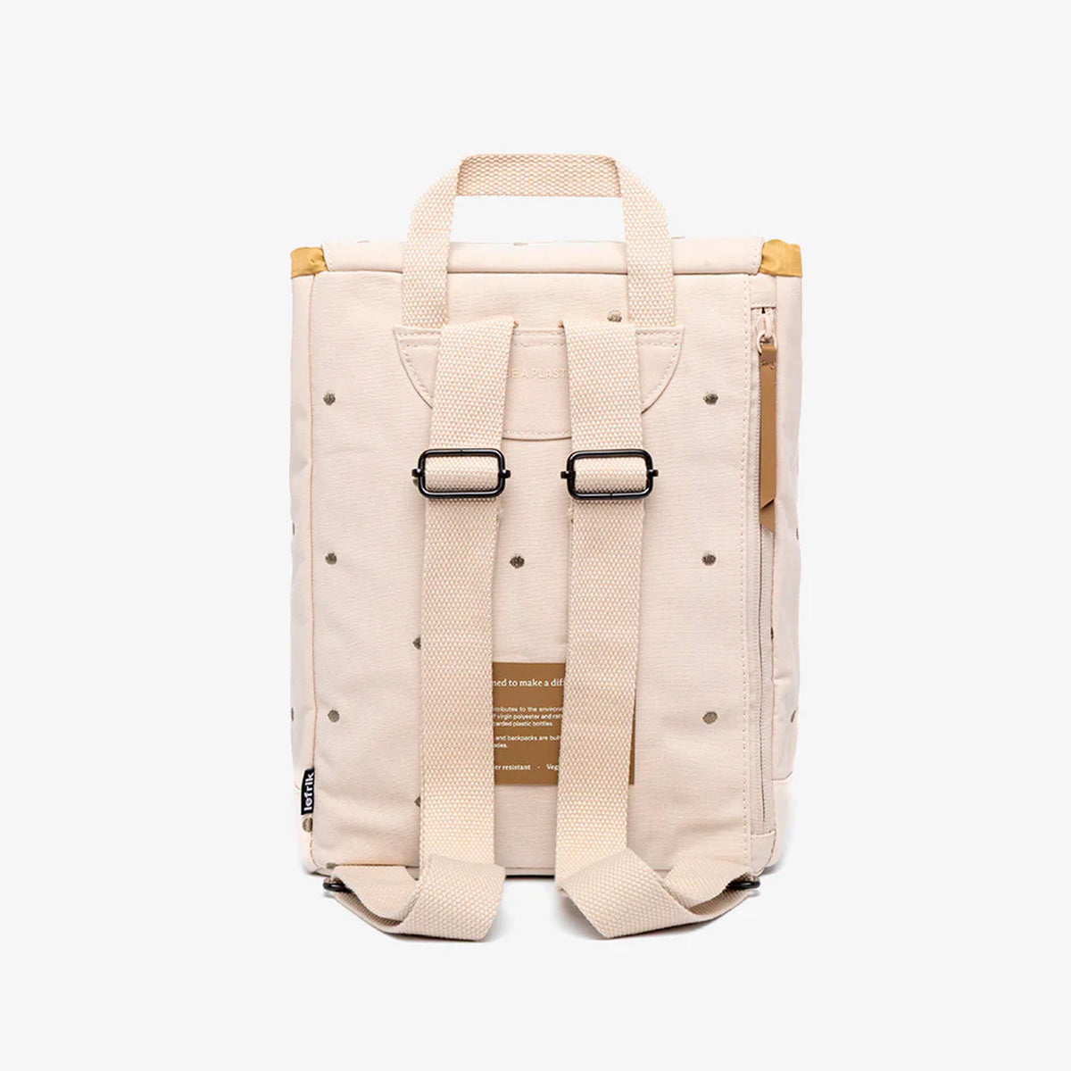Mochila Lefrik - Kaut Mini Ecru Dots