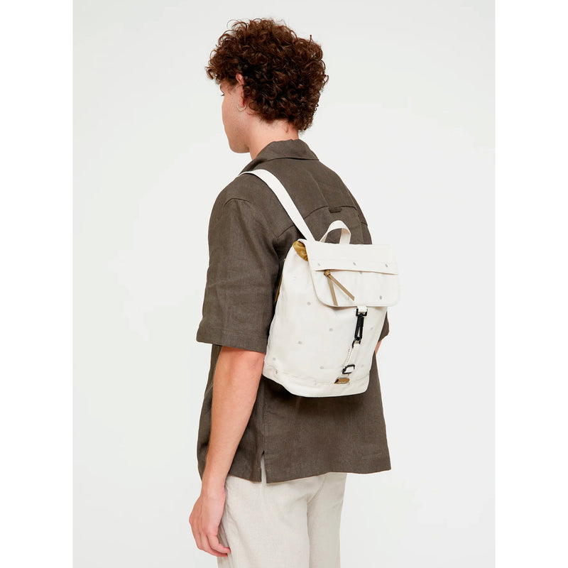 Mochila Lefrik - Kaut Mini Ecru Dots