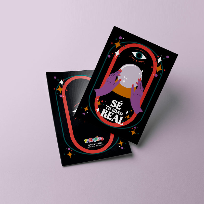 Postal - "Sé tu edad real" 🔮