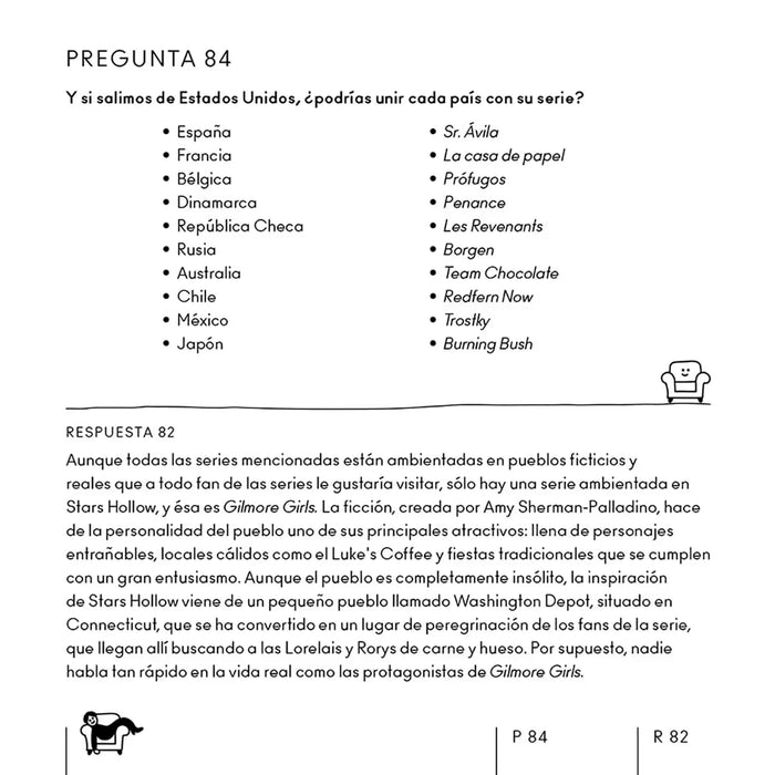 Pasatiempos - Series TV: El desafío de las preguntas para auténticos fans 📺