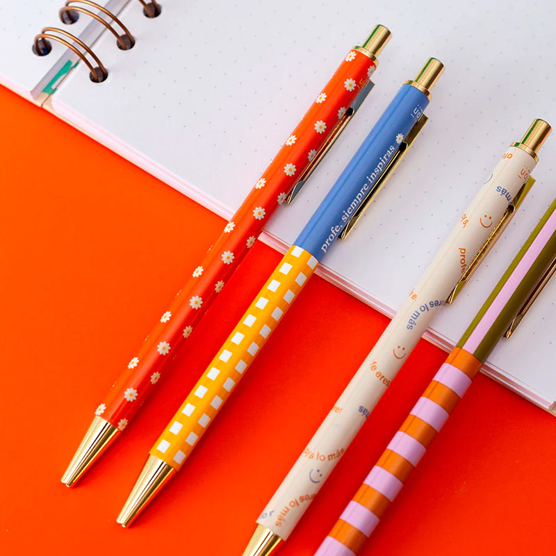 Set bolígrafos UO - "Profe, siempre inspiras" 🌼