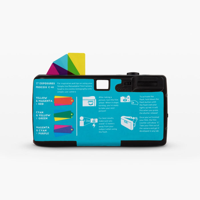 Cámara Simple Use recargable Lomography - Turquoise 400/27