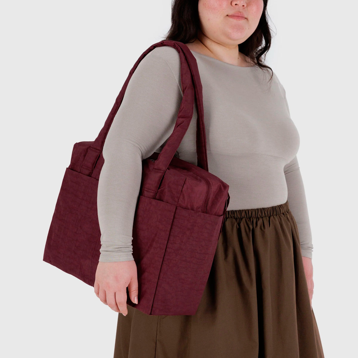 Bolso Nube Carry-On Baggu - Mahogany