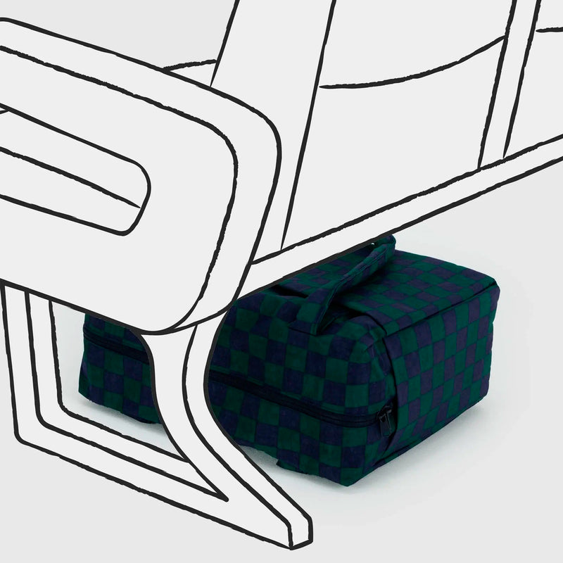 Bolso Nube Carry-On Baggu - Navy Green Check