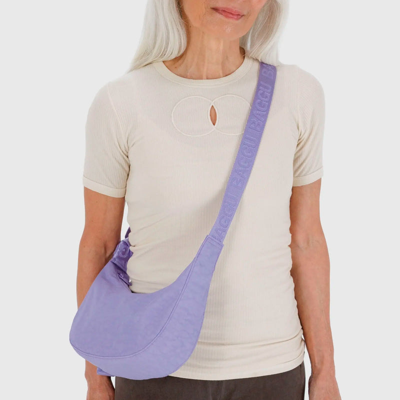 Bolso Mini media luna Baggu - Wisteria