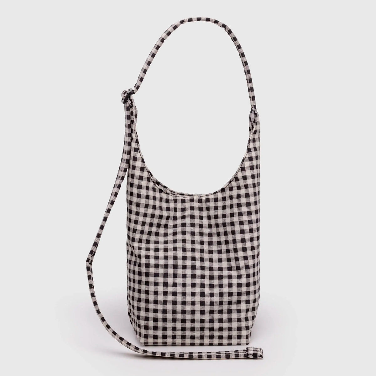 Bolso Mini Large Baggu - Black & White Gingham