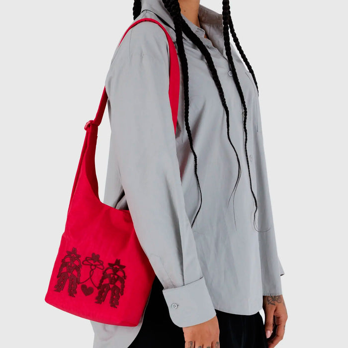 Bolso Mini Large Baggu - Embroidered Cowgirl