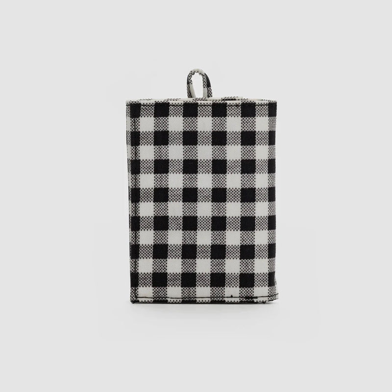 Cartera Baggu - Black & White Gingham