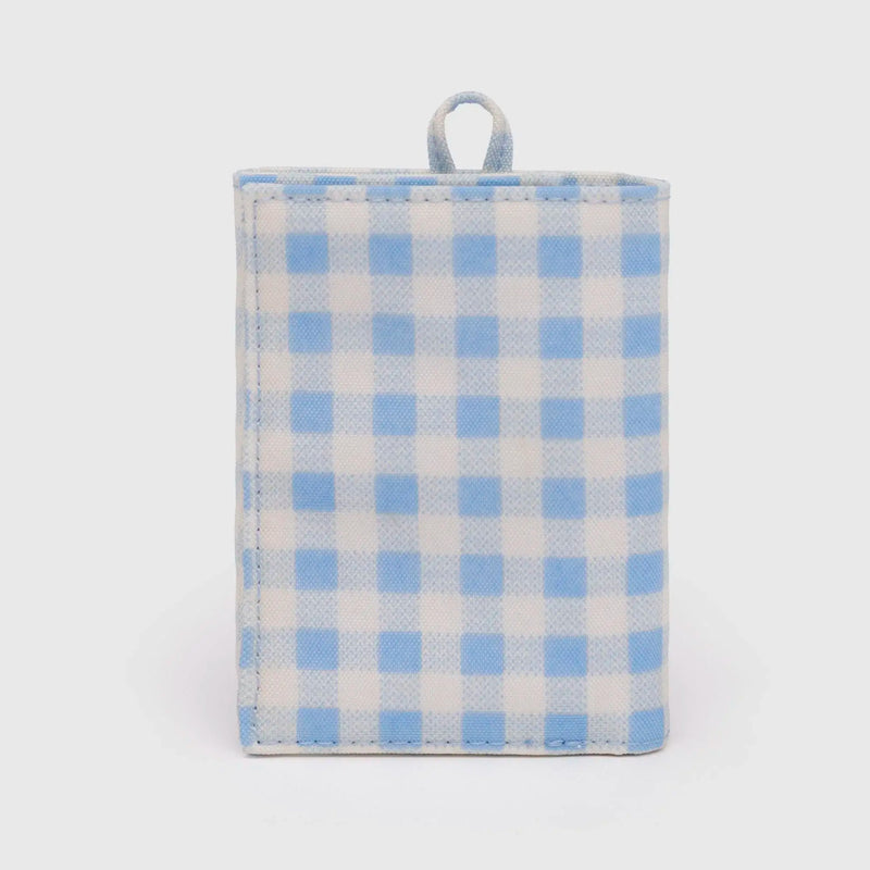 Cartera Baggu - Light Blue Gingham