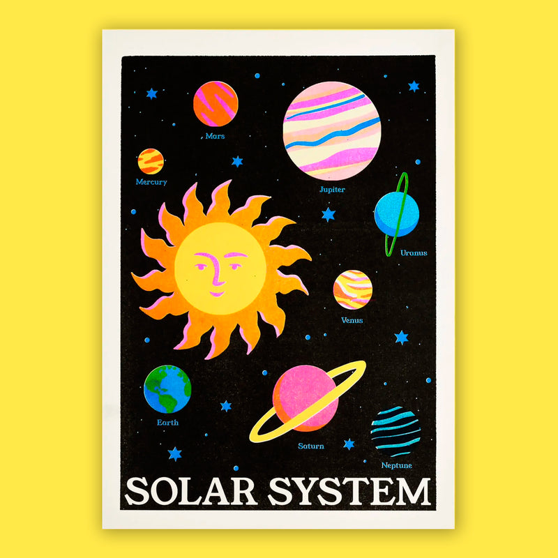 Print de Naomi Wilkinson A3 - "Solar System" 🌞🪐