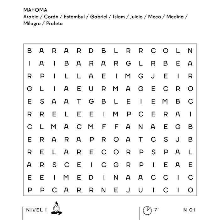 Pasatiempos - Sopas de letras para mantener el cerebro en forma