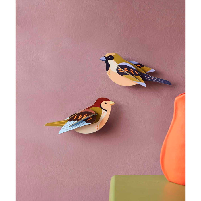 Escultura de papel - Sparrows 🐦