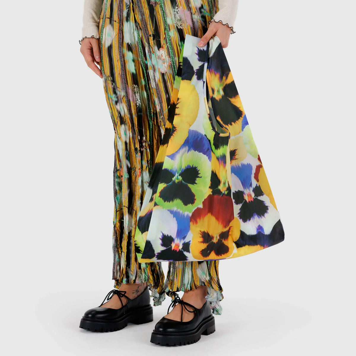 Bolsa Baggu - Pansy
