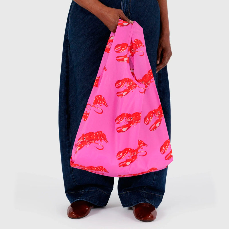 Bolsa Baggu - Pink Lobster 🦞