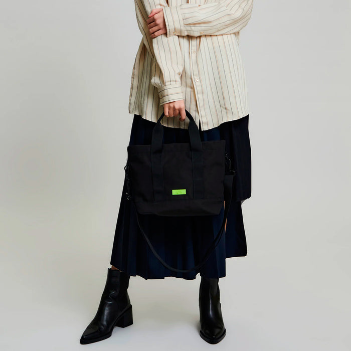 Bolso Lefrik - Strata Mini Vandra Black Lime