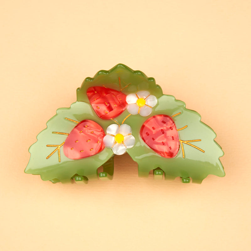 Pinza para el pelo - Planta de fresa 🍓