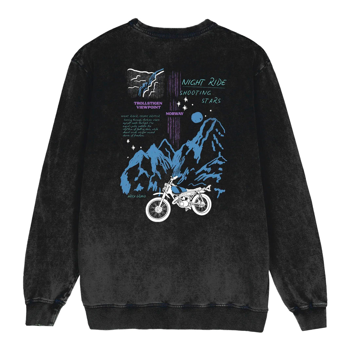 Sudadera Arica Brand - Norway Black 🛵