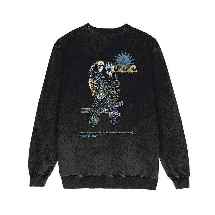 Sudadera Arica Brand - Parrot Black 🦜