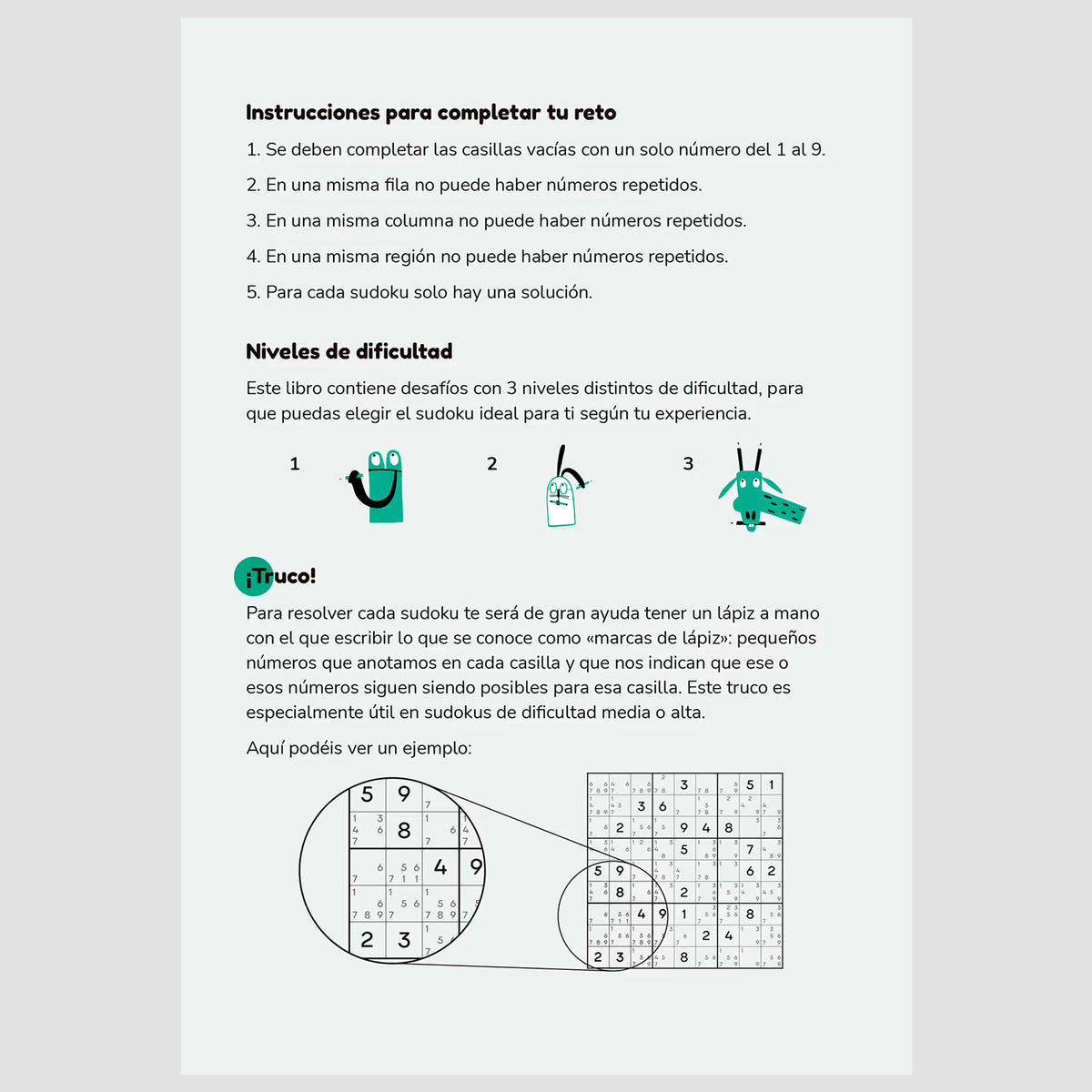 Pasatiempos - Sudokus para divertirse