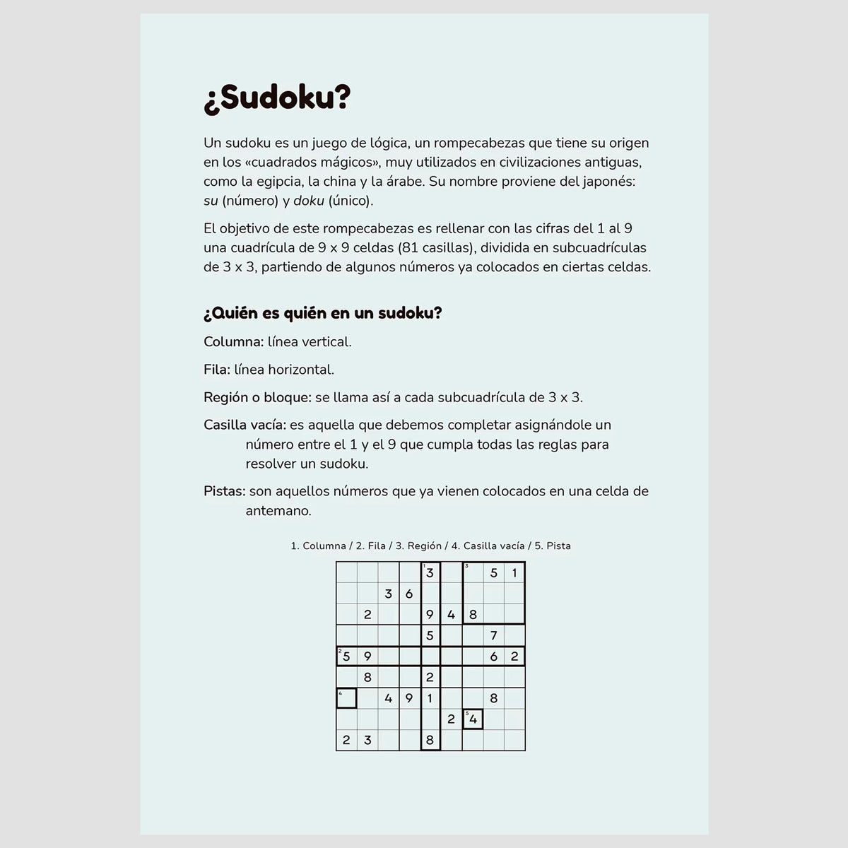 Pasatiempos - Sudokus para divertirse