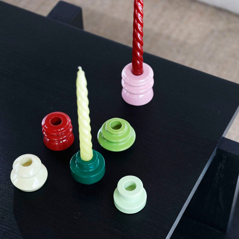 Portavelas &Klevering - Rosa