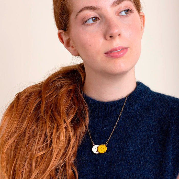 Collar Materia Rica - Sun & Moon 🌞🌛