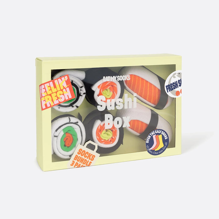 Pack 3 calcetines Eat my socks - Sushi Box 🍣