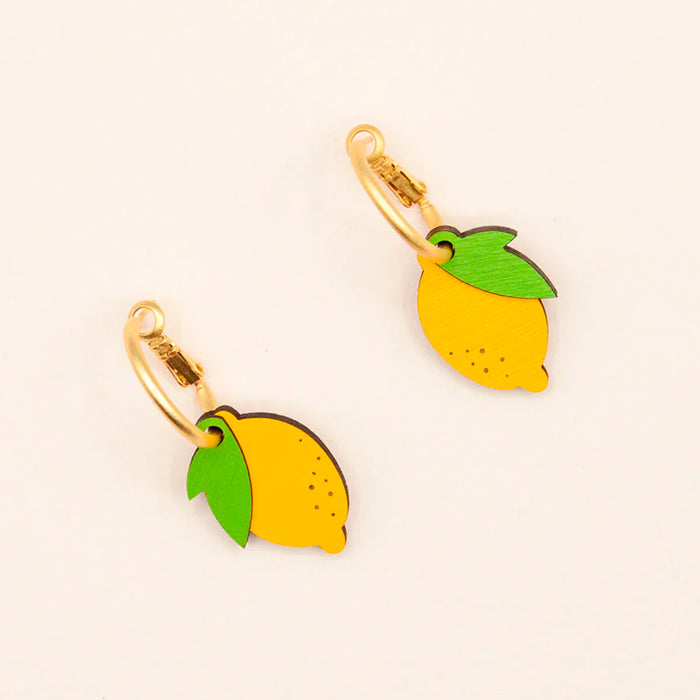 Pendientes de aro Materia Rica - Sweet Lemon 🍋