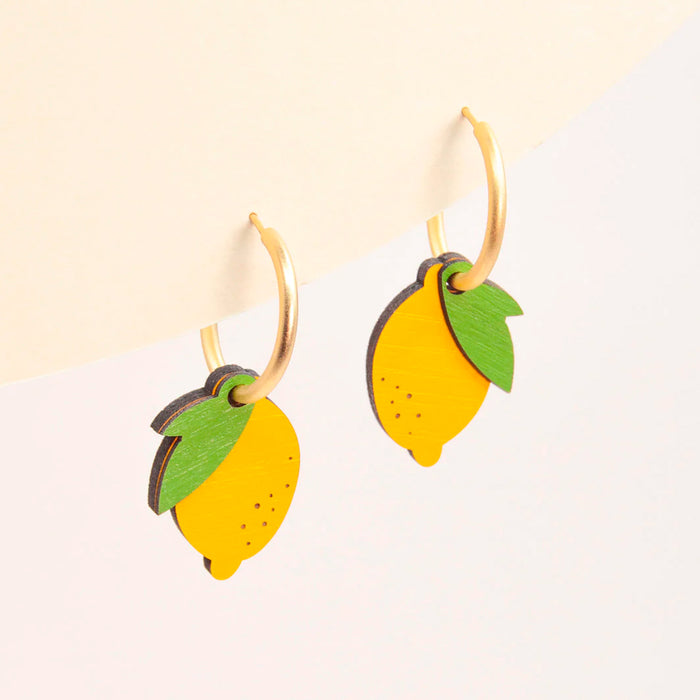 Pendientes de aro Materia Rica - Sweet Lemon 🍋