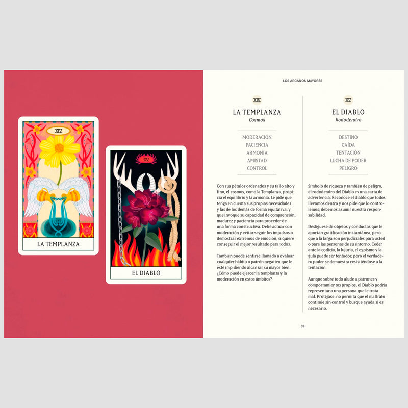 Baraja de Tarot - "Tarot floral" de Diana McMahon Collis