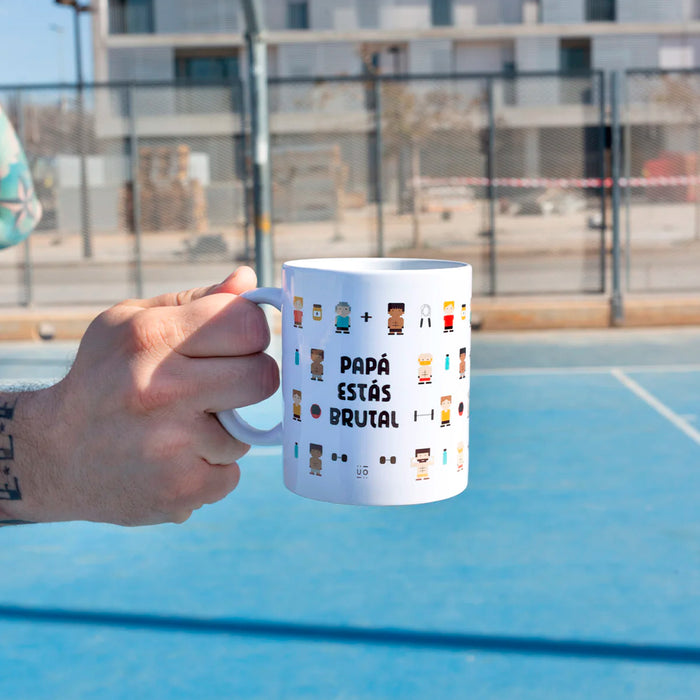 Taza UO - "Papá estás brutal" 💪🏋️♀️