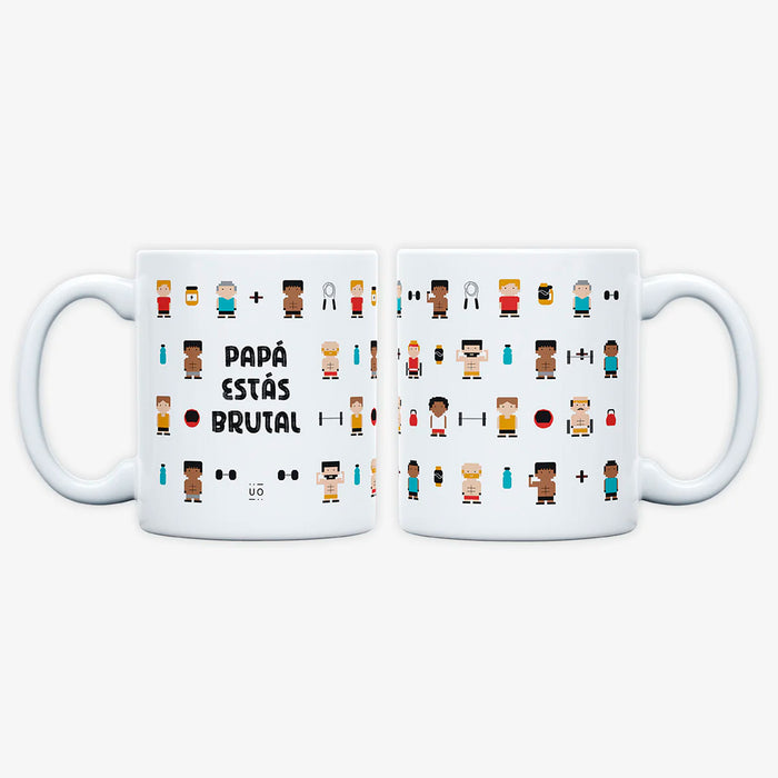 Taza UO - "Papá estás brutal" 💪🏋️♀️