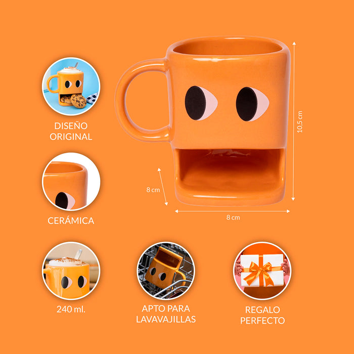 Taza - Ojos Naranja 👀