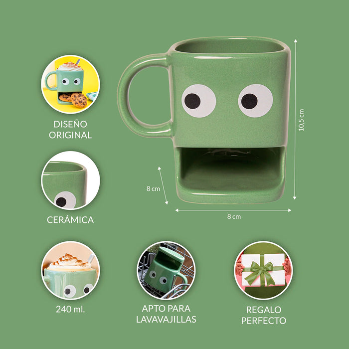 Taza - Ojos Verde 👀