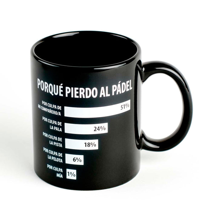 Taza - "Por qué pierdo al pádel"