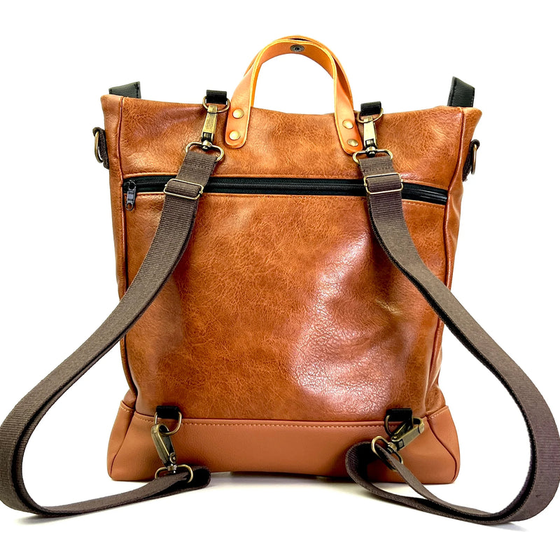 Bolso-mochila Worker Bag Brunello de Daniel Chong - Marrón