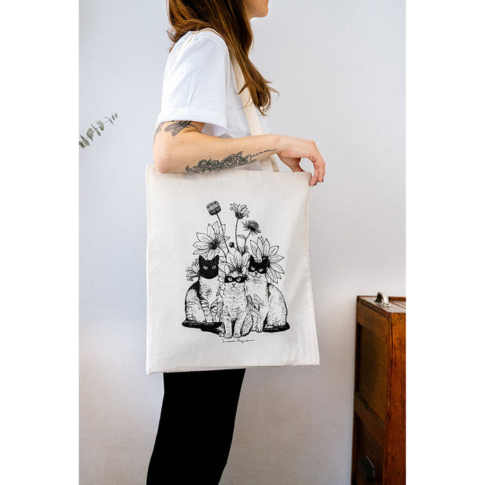 Tote bag - "Masked Cats" de Laura Agustí
