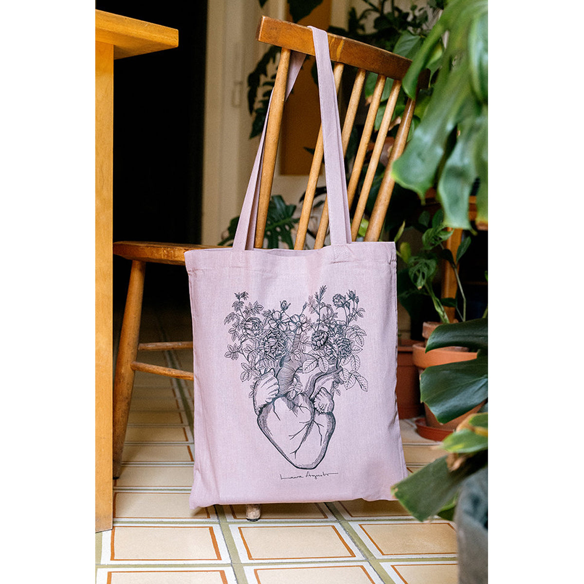 Tote bag - "Nude Heart" de Laura Agustí