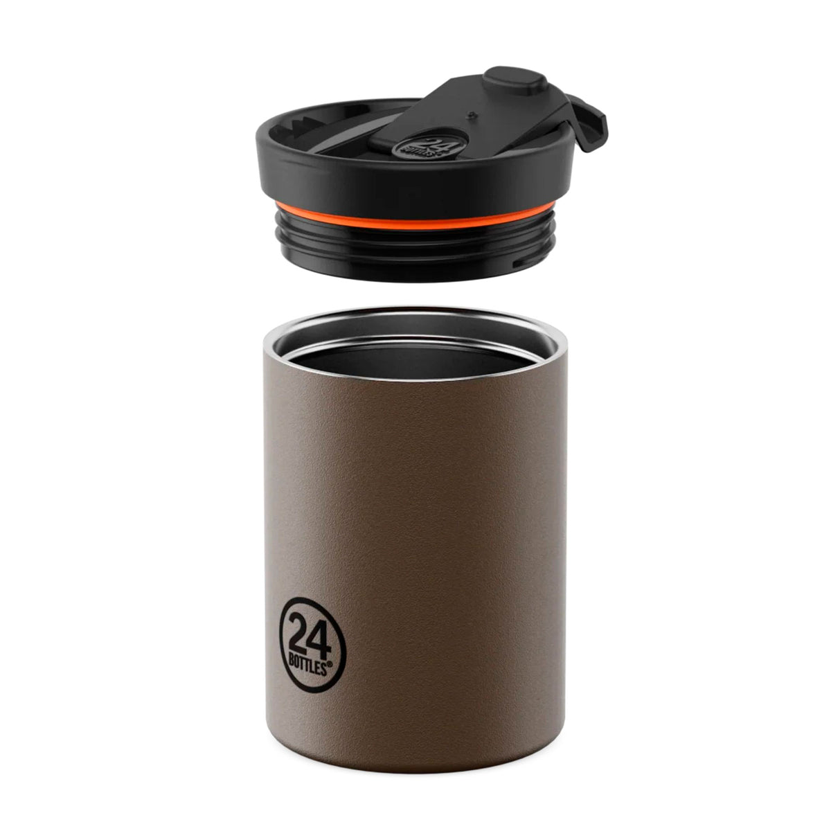 Taza de viaje de acero inoxidable 350 ml 24Bottles - Mocha