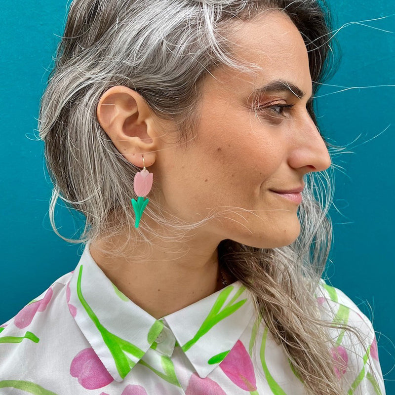 Pendientes - Tulipán