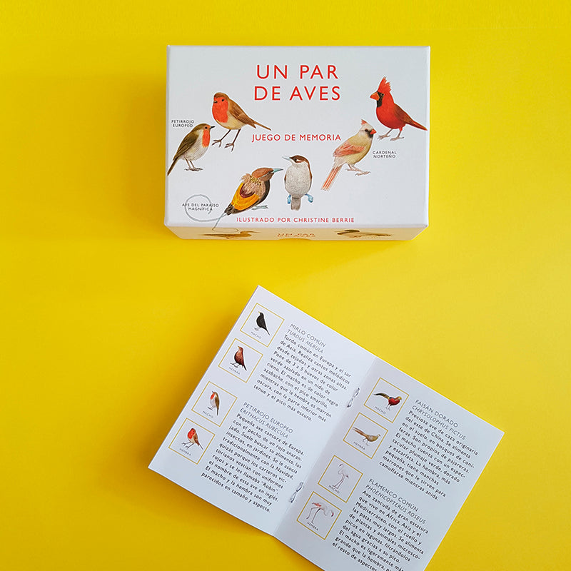 Juego de memoria - "Un par de Aves" 🐦