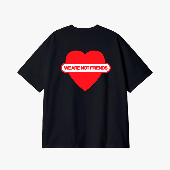 Camiseta We Are Not Friends - Union Love Black