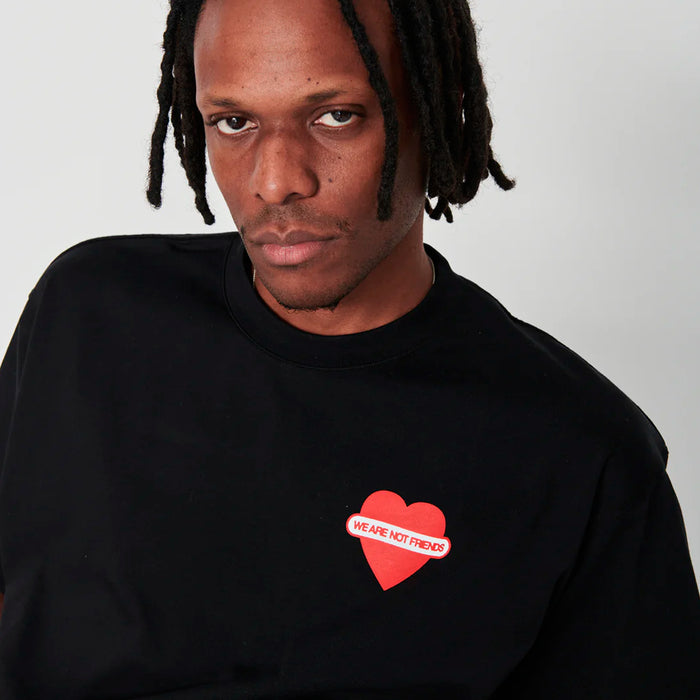 Camiseta We Are Not Friends - Union Love Black