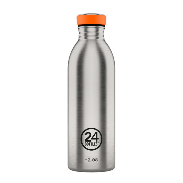 Botella de acero inoxidable 500 ml 24Bottles - Urban Brushed Steel