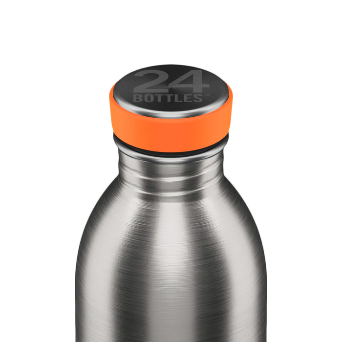 Botella de acero inoxidable 500 ml 24Bottles - Urban Brushed Steel