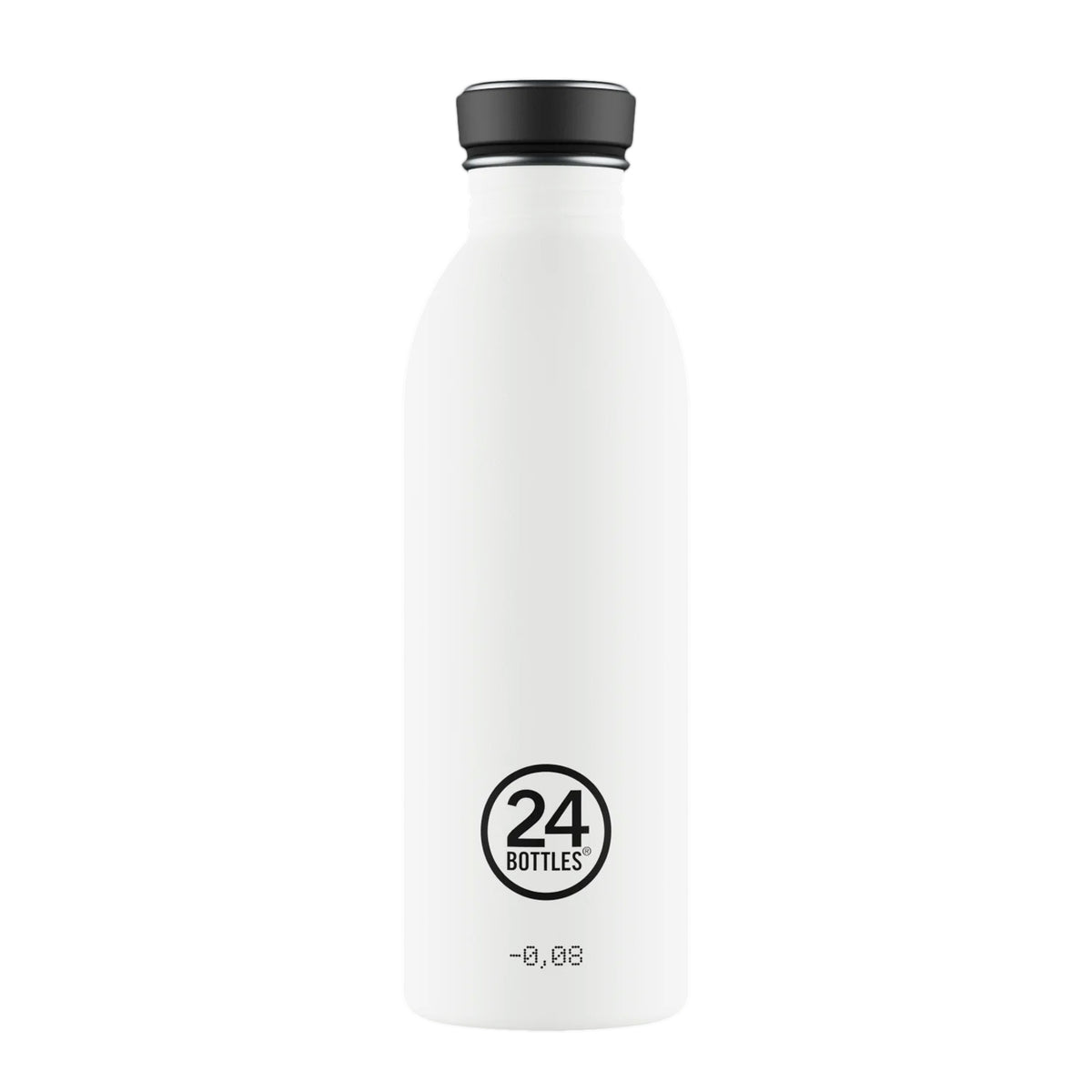 Botella de acero inoxidable 500 ml 24Bottles - Urban Ice White