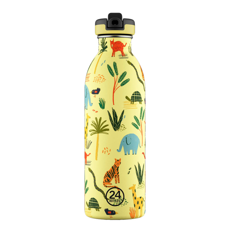 Botella de acero inoxidable 500 ml 24Bottles - Jungle Friends